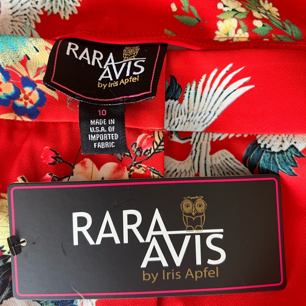 RARA Avis by Iris Apfel Pants. Size 10
